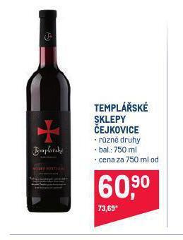 Makro Templářské sklepy čejkovice nabídka