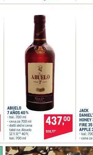 Makro Abuelo 7 anos 40% nabídka