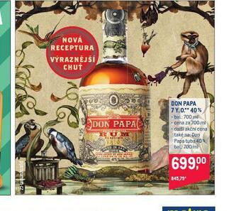 Makro Don papa 7 y.o. 40% nabídka
