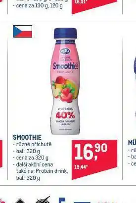 Makro Smoothie nabídka