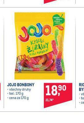 Makro Jojo bonbony nabídka