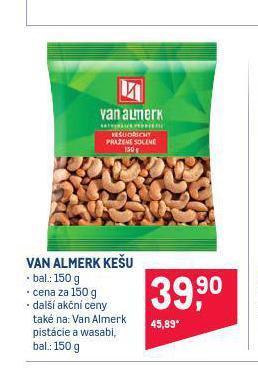 Makro Van almerk kešu nabídka