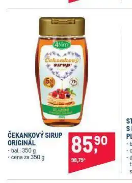 Makro Čekankový sirup original nabídka
