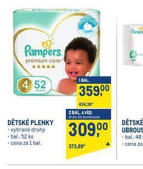 Makro Pampers dětské plenky nabídka