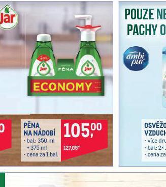 Makro Jar pěna na nádobí nabídka