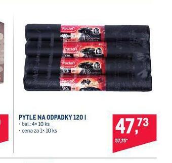 Makro Pytle na odpadky 120 l nabídka