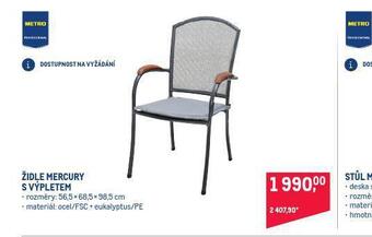 Makro Židle mercury s výpletem nabídka