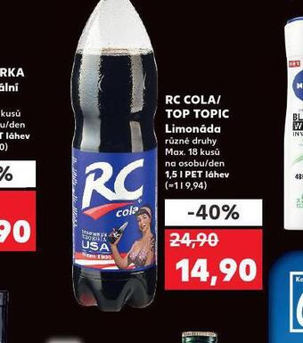 Kaufland Rc cola / top topic nabídka