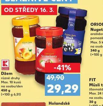 Kaufland Džem nabídka
