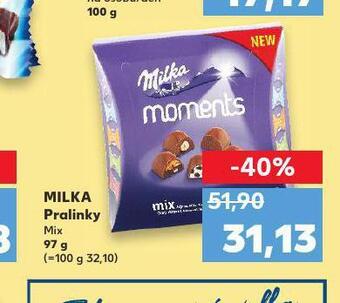 Kaufland Milka pralinky nabídka
