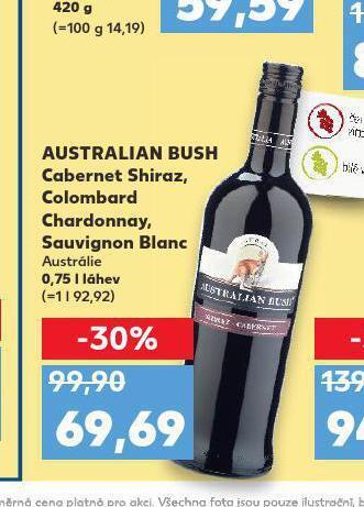 Kaufland Australian bush colombard chardonnay nabídka