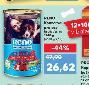 Kaufland Reno konzerva pro psy nabídka