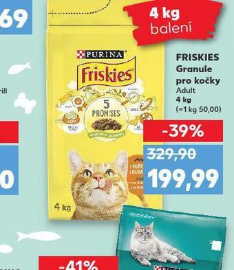 Kaufland Friskies granule pro kočky nabídka