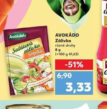 Kaufland Avokádo zálivka nabídka