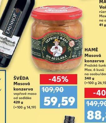 Kaufland Švéda masová konzerva nabídka