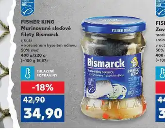 Kaufland Marinované sleďové filety bismarck nabídka