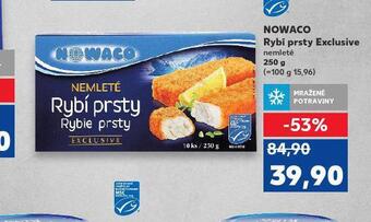 Kaufland Nowaco rybí prsty exclusive nabídka