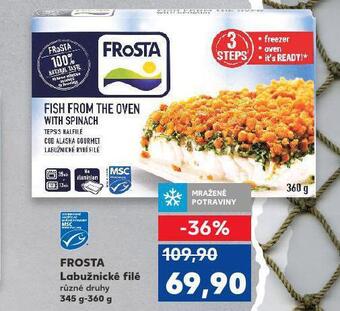 Kaufland Frosta labužnické filé nabídka