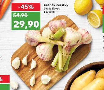 Kaufland Česnek čerstvý nabídka