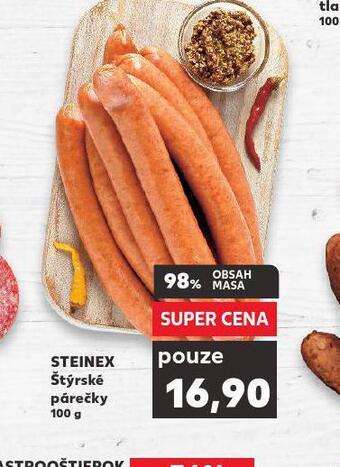 Kaufland Štýrské párečky nabídka