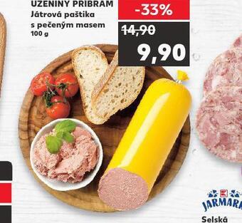 Kaufland Játrová paštika s pečeným masem nabídka