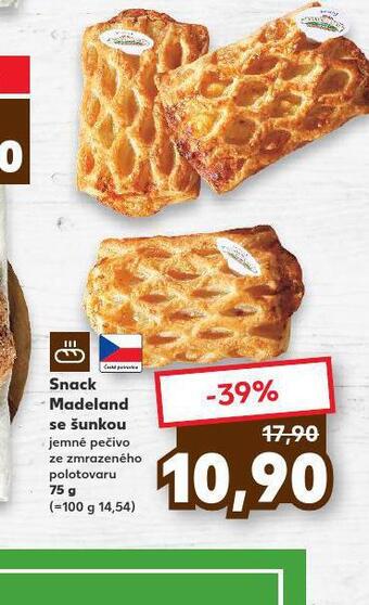 Kaufland Snack madeland se šunkou nabídka
