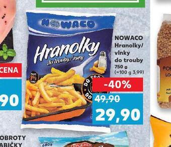 Kaufland Nowaco hranolky / vlnky do trouby nabídka