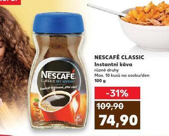Kaufland Nescafé classic instantní káva nabídka