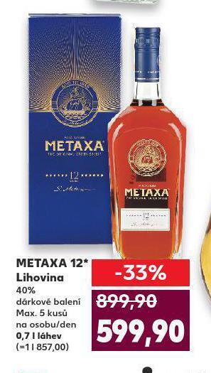 Kaufland Metaxa 12* nabídka