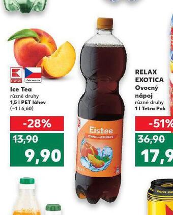 Kaufland Ice tea nabídka
