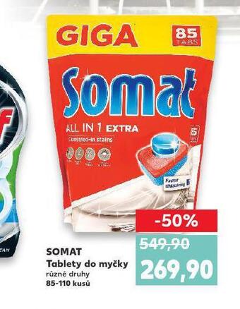 Kaufland Somat tablety do myčky nabídka