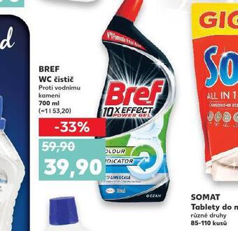 Kaufland Bref wc čistič nabídka
