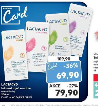 Kaufland Lactacyd intimní mycí emulze nabídka