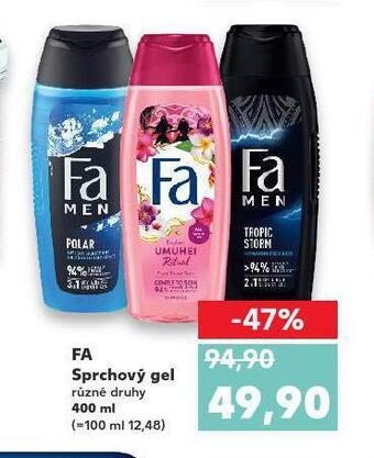 Kaufland Fa sprchový gel nabídka