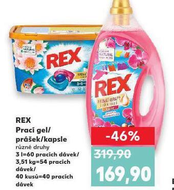 Kaufland Rex prací prostředek nabídka