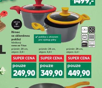 Kaufland Hrnec se skleněnou poklicí 20 cm nabídka