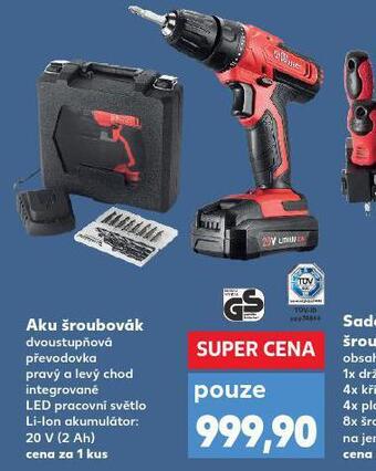 Kaufland Aku šroubovák nabídka