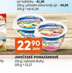 Terno Jihočeské pomazánkové nabídka