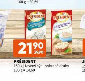 Terno Président sýr nabídka