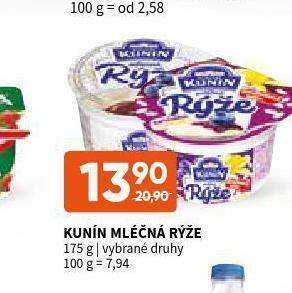 Terno Kunín mléčná rýže nabídka