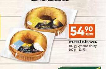 Terno Italská bábovka nabídka