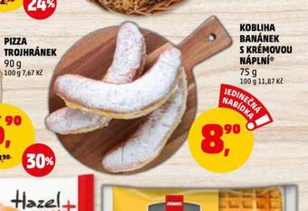 Penny Market Kobliha banánek s krémovou náplní nabídka