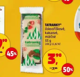 Penny Market Tatranky lískooříškové nabídka