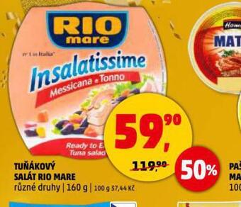 Penny Market Tuňákový salát rio mare nabídka