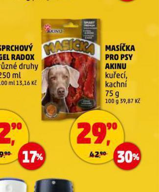 Penny Market Akinu masička pro psy nabídka