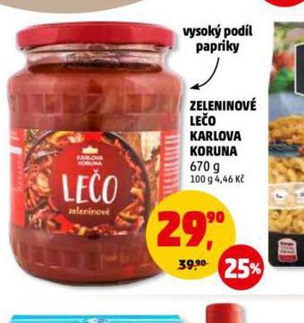 Penny Market Zeleninové lečo karlova koruna nabídka