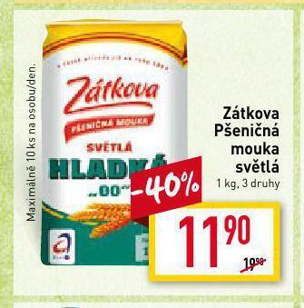 Billa Zátkova pšeničná mouka nabídka