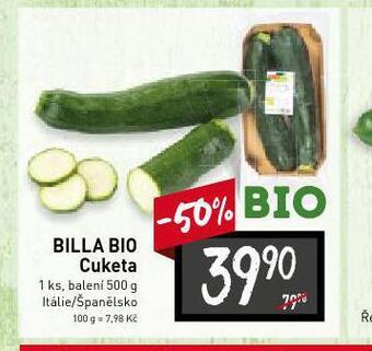 Billa Cuketa nabídka