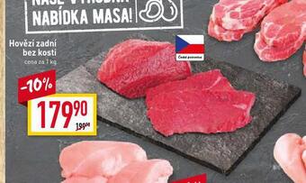 Hovězí zadní bez kosti