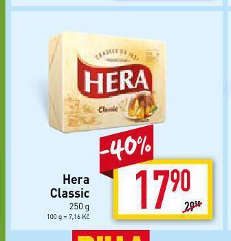 Billa Hera classic nabídka